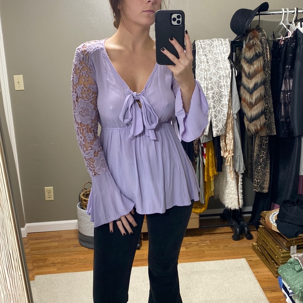 Purple long sleeve